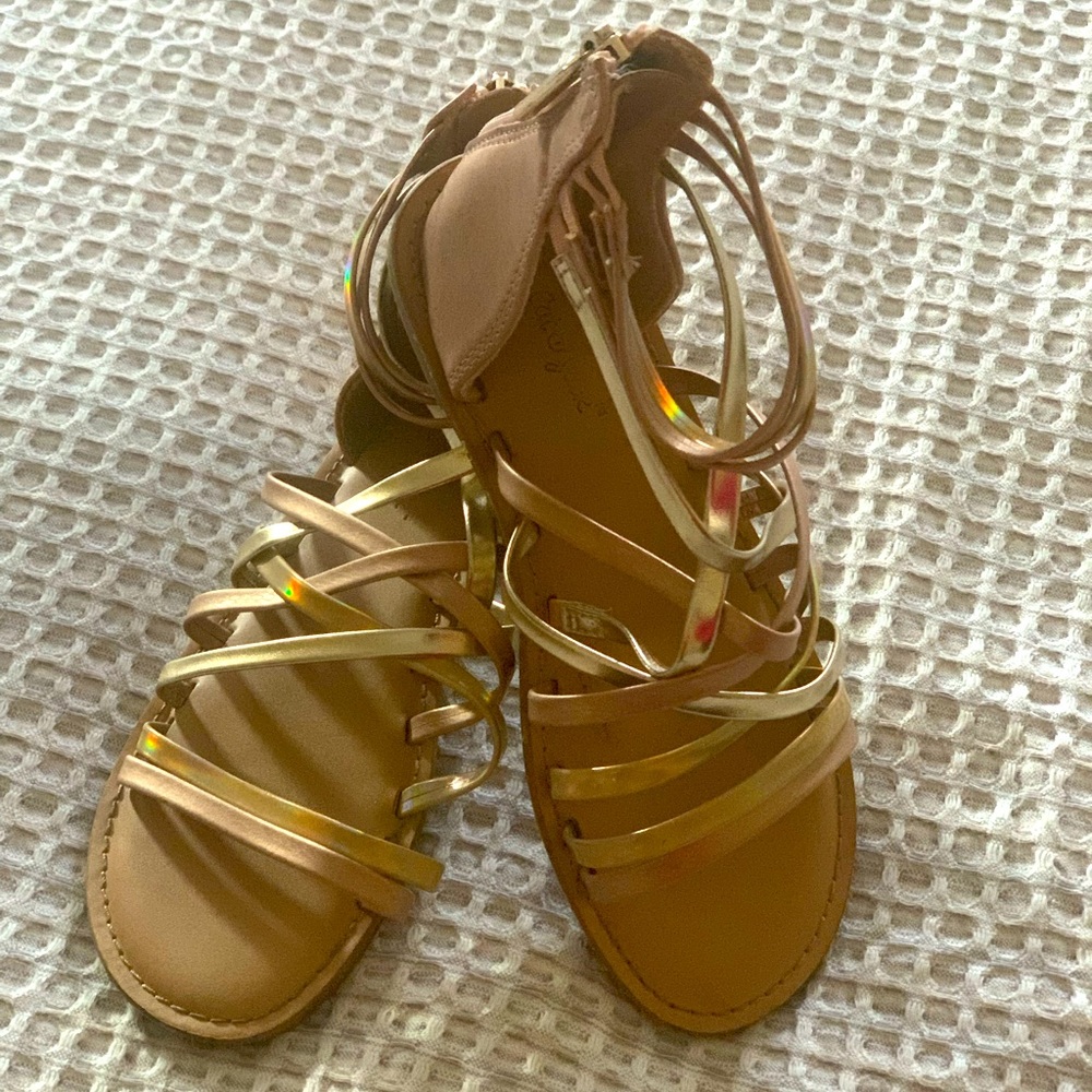 Girls gladiator sandals